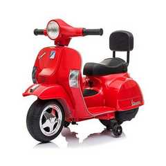 Giocattolo Vespa Elettrica Per Bambini Moto Scooter Piaggio Rossa Giodicart