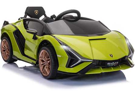 Giocattolo HOMCOM Macchina Elettrica per Bambini Lamborghini Età 3-5 Anni - Verde HomCom