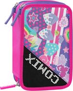 Astuccio Corredato 3 Zip Comix Ult.Bright Harayuku Girl