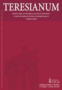 Libro Teresianum. Rivista della Pontificia Facoltà Teologica e del Pontificio Istituto di Spiritualità «Teresianum» (2025). Vol. 1 Rowan Williams Emmanuel Cattin Irene Gobbi